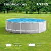 Intex Prism Frame 15' x 48" Above Ground Swimming Pool Set with Filter Pump, Ladder, Pool Cover, and Maintenance Pool Cleaning Kit with Vacuum Skimmer - 2 of 4