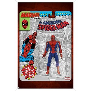 Trends International Marvel Toy Vault - Spider-Man Framed Wall Poster Prints - 1 of 4