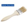 Unique Bargains Bristle Wall Treatment Tool Paint Brush with Wooden Handle 12 Pcs - 4 of 4