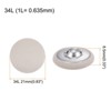 Unique Bargains Metal Shank Round Cloth Covered DIY Sewing Buttons 20 Pcs - 2 of 4