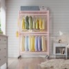 VIPEK R2 Plus 3 Tiers Portable Closets Heavy Duty Rolling Garment Rack Adjustable Clothes Rack - 2 of 4