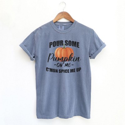 Simply Sage Market Women's  Pour Some Pumpkin Garment Dyed Tee