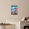 Art Remedy Just a little break Wave Colorful Coastal Wall Art Framed - 2 of 4
