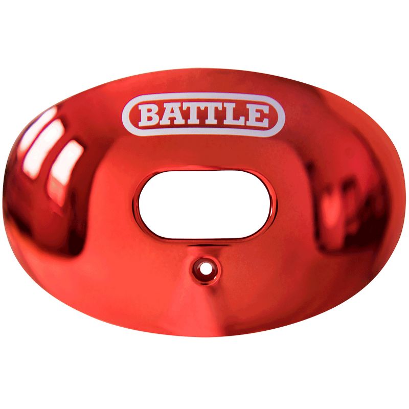 Battle Sports Chrome Oxygen Lip Protector Mouthguard with Strap, 1 of 2