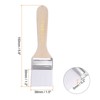 Unique Bargains Wall Furniture Cabinets Soft Bristle Paint Brushes Wood Handle 20 Pcs - 2 of 4