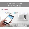 LG 12,200 BTU Smart Wi-Fi Window Air Conditioner, Cooling/Heating, 230V Refurbished - 3 of 4