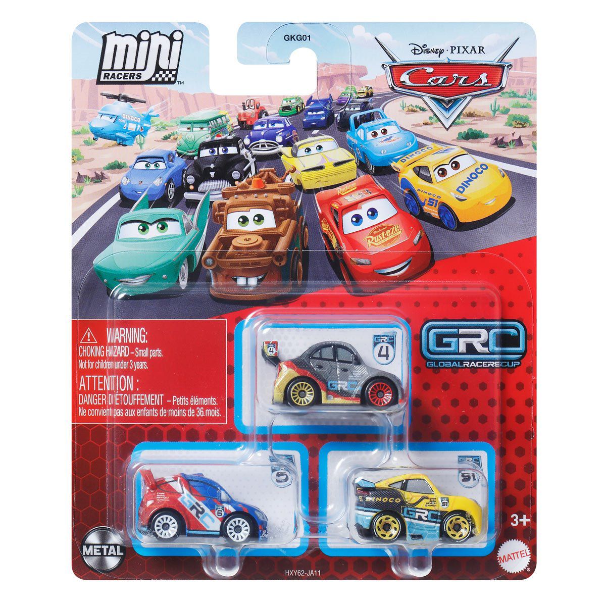 Disney Pixar Cars Mini Racers 3-Pack - Rotor | Die-Cast Metal Vehicles - thumbnail 4