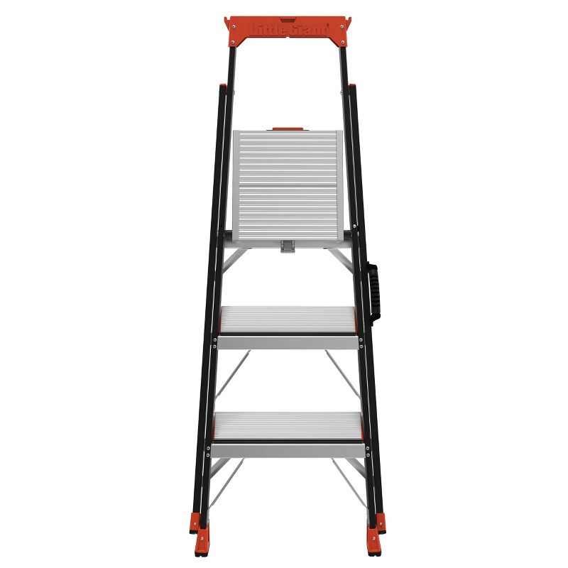 Little Giant Ladder Systems 5&#39; ANSI Type IAA 375lb rated fiberglass Stepstool Gray, 2 of 7
