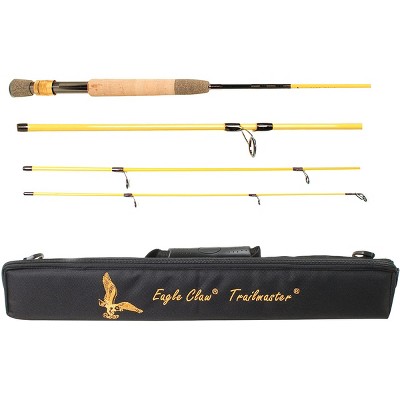 Eagle Claw Trailmaster Fly Rod 6 Piece 8ft 6in Medium Fast