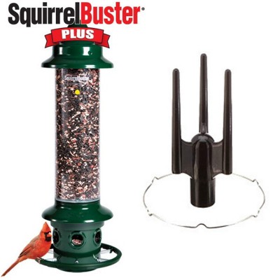 Brome 1024 Squirrel Buster Plus Bird Feeder and Pole Adapter Kit