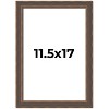 PosterPalooza | Elegant Brown Picture Frame - UV Acrylic, Foam Board Backing, Hanging Hardware - 2 of 4