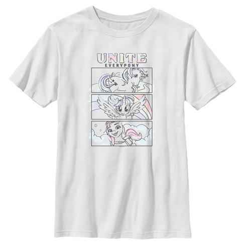 Boy's My Little Pony: Friendship is Magic Generations Unite Everypony Panels T-Shirt - image 1 of 4