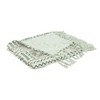 Saro Lifestyle Saro Lifestyle Mudcloth Design Throw Blanket, White, 50"x60" - 3 of 4