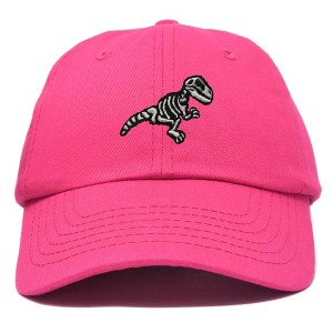 Dalix Fossil Embroidered Dinosaur T Rex Cotton Dad Hat Baseball Cap Adjustable Mens - 1 of 4
