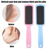 Unique Bargains Foot File Removes Dead Skin Pedicure Coarse And Fine Dual Sided 4 Pcs - 2 of 4