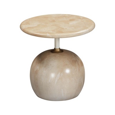 TOV Furniture Mire Rose Faux Marble Side Table