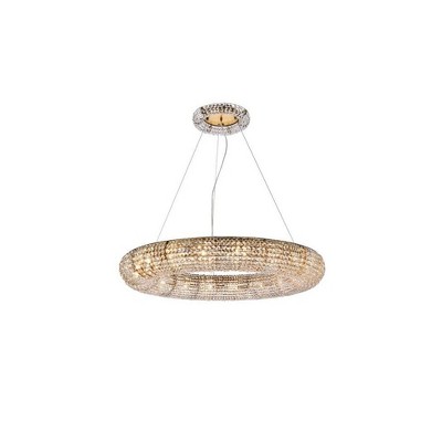 Elegant Lighting Paris 18 - Light Chandelier in  Gold
