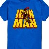 Boys' - Marvel - Iron Man Stacked Name Short Sleeve Graphic T-Shirt - 2 of 4