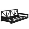 PAGED Porch Swing Modern Twin Size Outdoor Swing with 4 Hanging Ropes for Poolside, Garden, Backyard - 2 of 4
