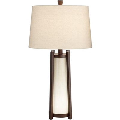 bronze and glass table lamps