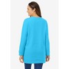 Woman Within Plus Size High Pile Fleece Sweatshirt Tunic - 3 of 4