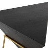 Modern Wood Accent Table with Metal Stand – Olivia & May - 4 of 4