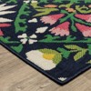 Captiv8e Designs Hilo Bold Boho Floral Navy Indoor/Outdoor Rug - 3 of 4