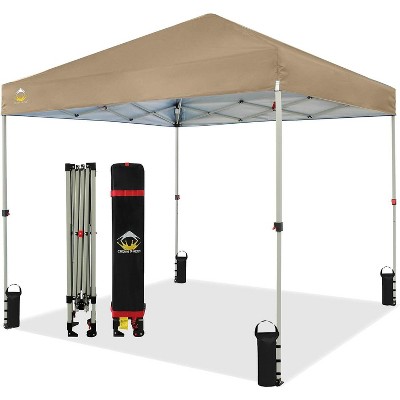 8x8 Recreational Centerlok Canopy - Sto 'N Go, Silver Coated, 150D - RS64F