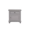New Classic Furniture,Jamestown Wood 1-Drawer Nightstand, Gray - 3 of 4
