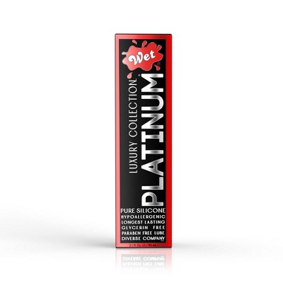 Wet Platinum Premium Pure Silicone Personal Lube - 3.1 fl oz