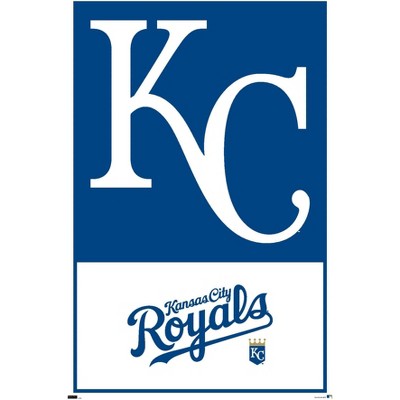 Trends International Mlb Kansas City Royals - Logo 22 Framed Wall ...