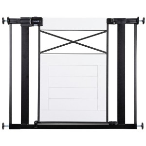Tramull Easy Install Modern Farmhouse Baby Gate (White) - 1 of 1