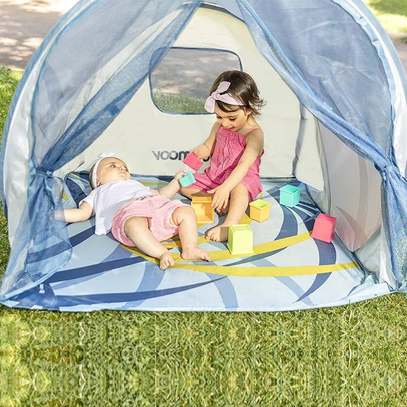 Babymoov Anti-UV Tropical Resistant Portable Pop-Up Sun Shelter Play Tent with Carry Bag, 4 of 6