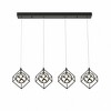 Artcraft Lighting Tulip 4 - Light Island Pendant Light in  Matte Black - 2 of 2
