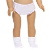 Sophia's - 18" Doll - 10 Hangers, 1 Pink Hairbrush, 1 pair Print Undies & 1 pair Ankle Sock - Hot Pink - 2 of 4