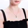 Tree of Life Pendant Necklacefor Women Sterling Silver Cz Ginger Lyne Collection - 3 of 4