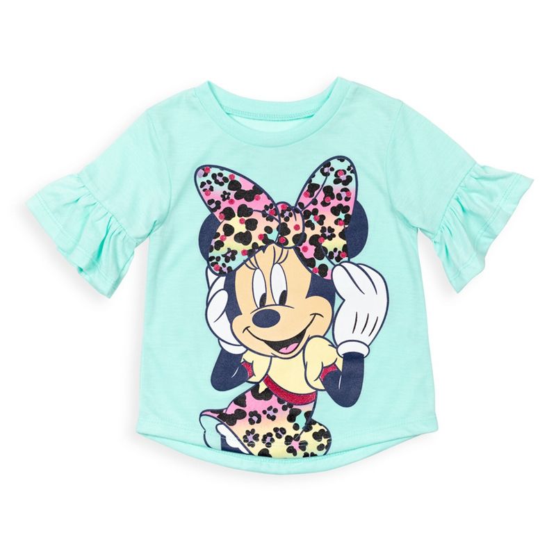 Disney Minnie Mouse T-Shirt and Leggings Outfit Set Infant to Big Kid, 3 of 9