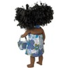 Doll Clothes Superstore Handmade Various Shades of Blue Flower Sundress with Matching Purse for 18 Inch Girl Dolls - 4 of 4
