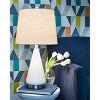 Signature Design by Ashley (Set of 2) Ackson Table Lamps White/Silver: Contemporary Ceramic & Metal, 22.5" Height - 2 of 4
