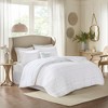 Gulches Snow White Cal King Ruffled Theme Microfiber Mattress Size 104x92 5 Piece Comforter Blanket - 3 of 4