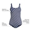 Lands' End Women's Chlorine Resistant Scoop Neck Soft Cup Tugless Sporty One Piece Swimsuit - 4 of 4