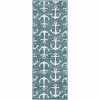 Unique Loom Outdoor Coastal Ahoy Solid Print Woven Area Rug - 2 of 4