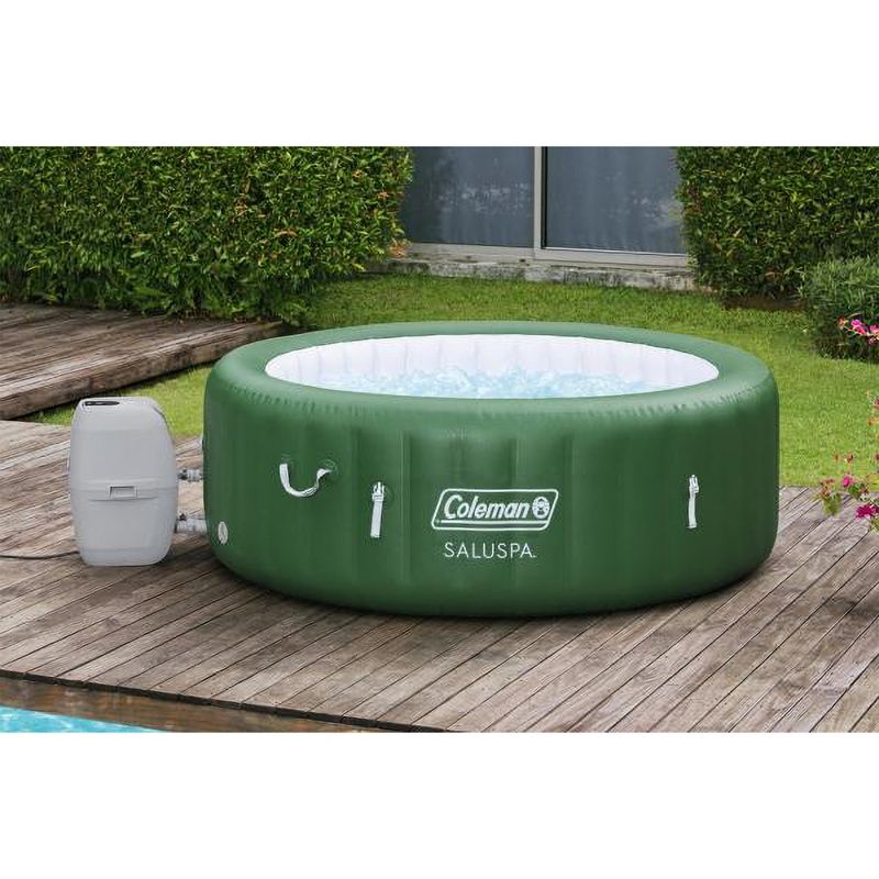 Coleman SaluSpa Round Portable Inflatable Outdoor Hot Tub Spa with 140 Air Jets, Cover, and 2 Filter Cartridges, 5 of 9