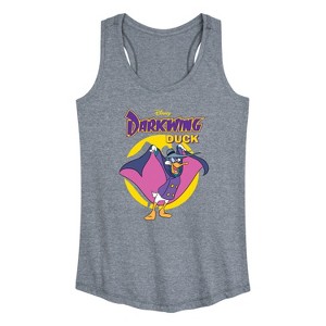 Women's - Disney - Darkwing Duck Graphic Racerback Tank - 1 of 4