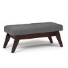 NicBex 40.2" Storage Bench Rectangle Mid Century Faux Leather Tufted Ottoman Bench for Bedroom, Entryway - 3 of 4
