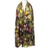 Wrapables Women’s 100% Charmeuse Oil Painting Long Scarf, Vintage Roses - 2 of 4
