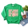 Simply Sage Market S.W.Smiley Don't Worry Be Hoppy Stacked Sweatshirt - 2 of 4