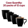 Smarty Had A Party 2 oz. Black Square Plastic Mini Coffee Tea Cups (240 Cups) - 4 of 4