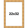 PosterPalooza | Embellished Gold Picture Frame - UV Acrylic, Foam Board Backing, Hanging Hardware - 2 of 4