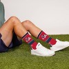 NCAA Fresno State Bulldogs Large Crew Socks: Logo Pattern, Cushioned Heel & Toe - 3 of 3